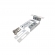 Fechadura (Stam) Auxiliar 1003 Inox, Chave Tetra - BRANCO