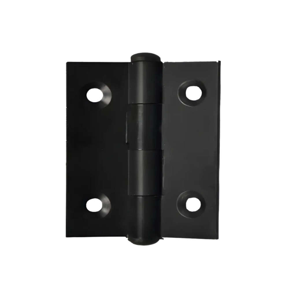 Dobradiça De Aluminio 40x50 (2Furos) - Preto