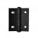 Dobradiça De Aluminio 40x50 (2Furos) - Preto